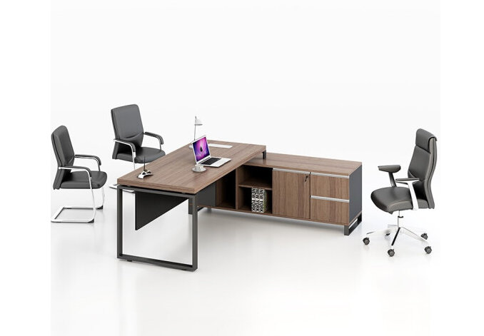 Bàn giám đốc liền hộc tủ KS560