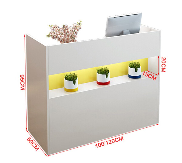 Quầy lễ tân kết jợp trang trí KS613