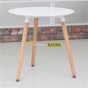 Bàn cafe eams chân gỗ BCF10