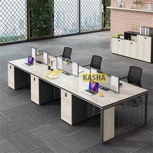 Bàn cụm văn phòng chân sắt BC193