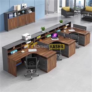 Bàn cụm văn phòng 3 người liên kết BC199
