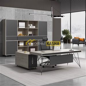 Bàn giám đốc chân sắt chéo đẹp BGĐ41
