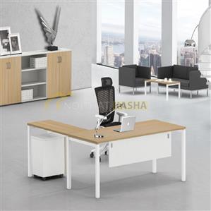 Bàn làm việc L chân sắt BLV03