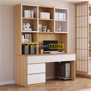 Bàn học có cửa kính BHS81