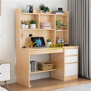 Bàn học liền kệ BHS48