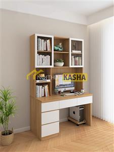 Bàn học liền kệ sách BHS49