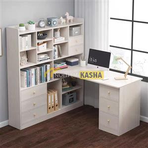 Bàn học liền kệ tủ BHS73