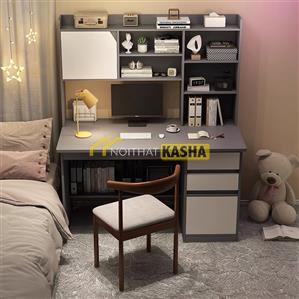 Bàn học sinh kết hợp kệ sách BHS57