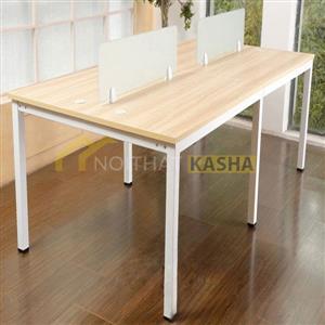 Bàn làm việc cụm 4 vách ngăn kính BC01