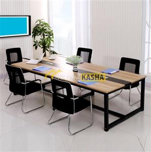 Bàn họp 6 chỗ chân sắt BH17