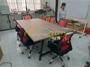 Bàn họp chân chữ A khung sắt BH27