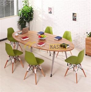 Bàn họp chân Col hình Oval BH30