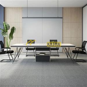 Bàn họp chân sắt chéo BH18