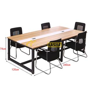 Bàn họp chân sắt có nắp điện BH31