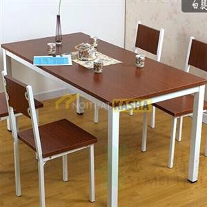 Bộ bàn ăn chân khung sắt BA03