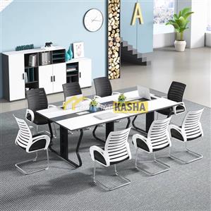 Bàn họp chân sắt kiểu BH123