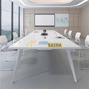 Bàn họp chân sắt trụ BH118