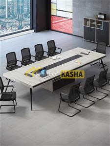 Bàn họp chân sắt trụ KSTL12