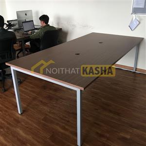 Bàn họp chân sắt trụ vuông BH16