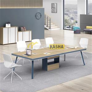Bàn họp lớn chân sắt đơn giản KSĐG12