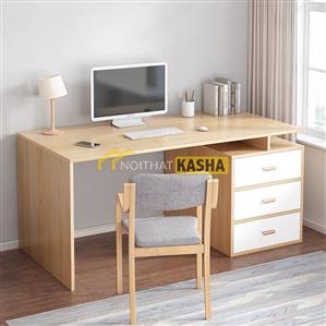 Bàn làm việc 3 hộc tủ liền BLV54