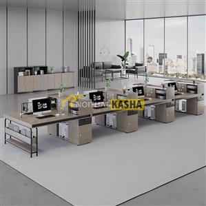 Bàn làm việc 8 chân sắt kiểu BC184