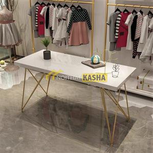 Bàn làm việc chân chéo sơn đồng BLV38