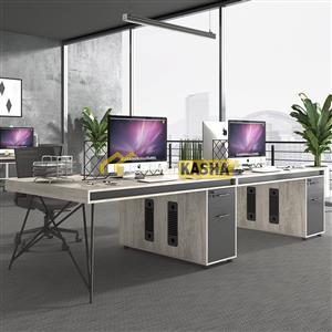 Bàn làm việc chân chéo vách ngăn BC13