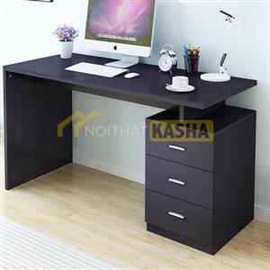 Bàn làm việc chân gỗ 3 hộc tủ BLV18