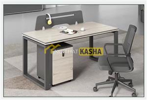 Bàn làm việc chân sắt chữ nhật KSBĐ01