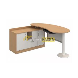 Bàn làm việc chân sắt tròn BLV135