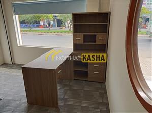 Bàn học liền kệ sách BHS10