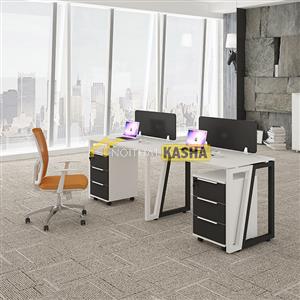 Bàn làm việc cụm 2 chân kiểu KSBC31