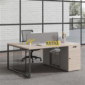 Bàn làm việc cụm 2 chân sắt kiểu BC81