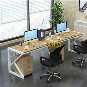 Bàn làm việc cụm 2 người chân chữ K KSCK02