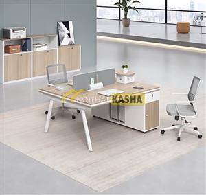 Bàn làm việc cụm 2 người chân chữ V KSCV02