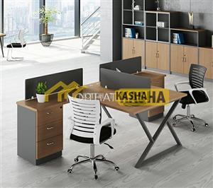 Bàn làm việc cụm 2 người chân chữ X KSCX04