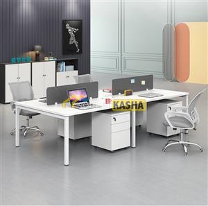 Bàn làm việc cụm 4 chân sắt kiểu BC147