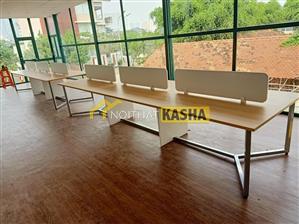 Bàn làm việc cụm có vách ngăn BC48