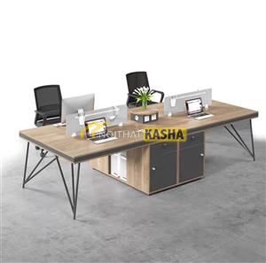 Bàn làm việc cụm có vách ngăn BC49