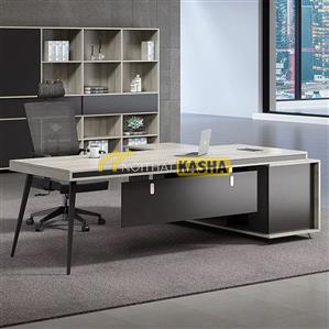 Bàn làm việc giám đốc chân sắt trụ góc L KSTL16