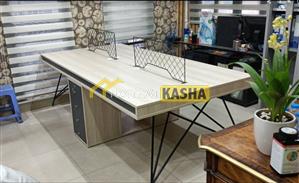 Bàn văn phòng cụm 4 chân sắt chéo BC135