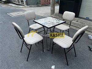 Bộ bàn ghế cafe sắt GF53