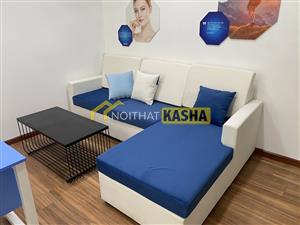 Bộ bàn ghế sofa xanh dương GS23