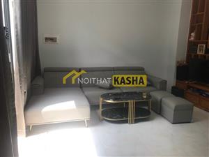 Bộ bàn và ghế sofa văn phòng da simili GS22