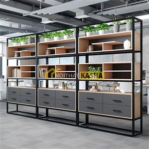 Dãy tủ hồ sơ kết hợp ngăn kéo TK38