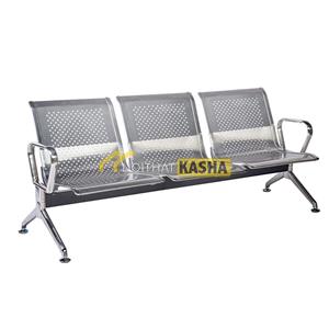 Ghế băng chờ văn phòng inox 3 chỗ ngồi GBC02