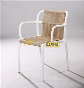 Ghế cafe đan mây chân nhựa GF34