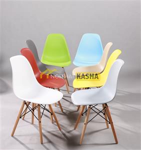 Ghế eams nhựa chân gỗ GF22