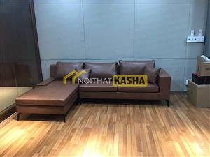 Ghế nệm sofa màu nâu GS20